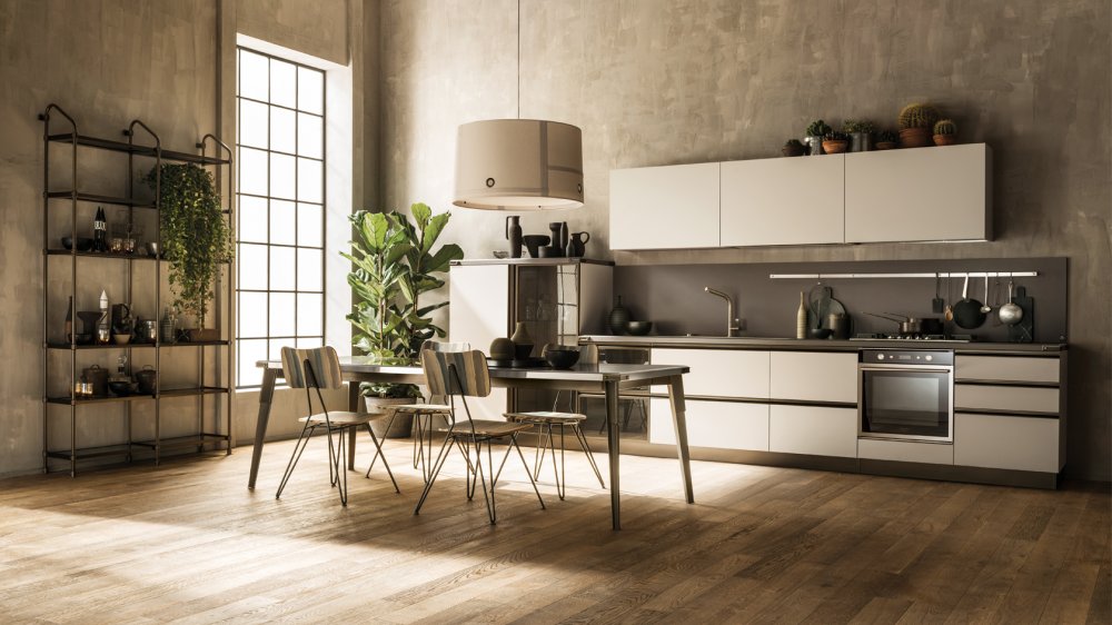 Фото Кухня Scavolini Diesel Open Workshop прямая 450 см