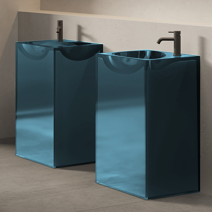 Фото Раковина Dea Design Pedestal Basin 49 DD2024 495 R11 dark blue