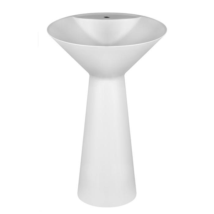 Фото Раковина Gessi Cono 45 см 45907#521 белый матовый