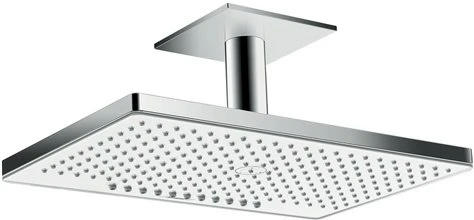 Фото Верхний душ hansgrohe Rainmaker Select 24004400 с потолочным подсоединением, белый/хром