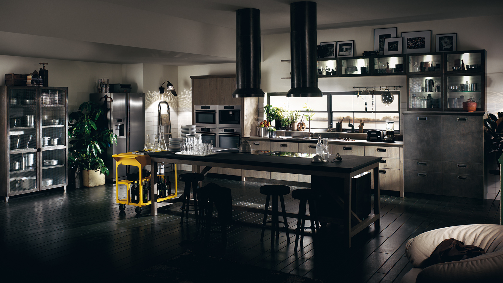 Фото Кухня Scavolini Diesel прямая 444 см