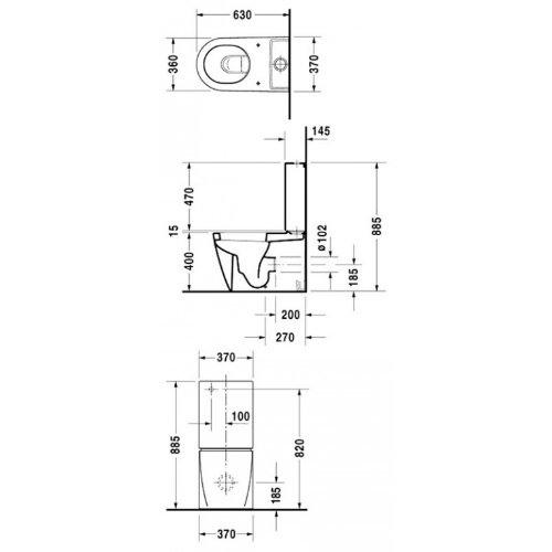 Фото Бачок для унитаза Duravit Starck 2 933000005