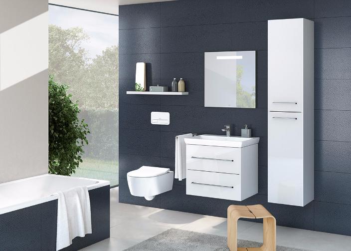 Фото Шкаф-пенал Villeroy&Boch Avento A89401B4 DX правосторонний, белый