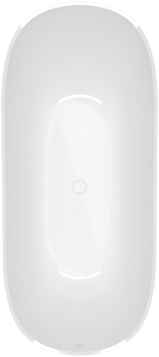Фото Квариловая ванна Villeroy&Boch Theano Curved Edition 170x75 UBQ170ANH7F200V-01 альпийский белый