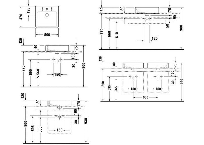 Фото Раковина Duravit Vero 452500000