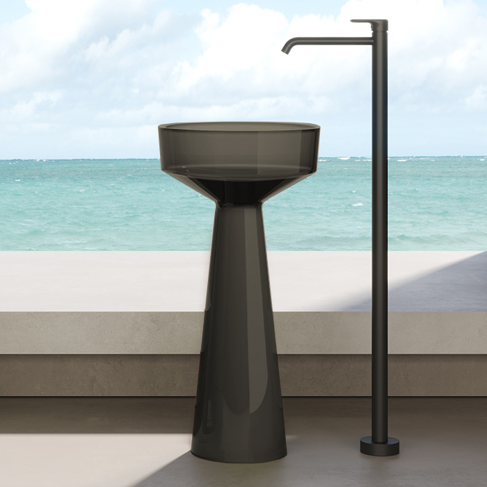Фото Раковина Dea Design Pedestal Basin 42 DD2018 425 R4 smoky black