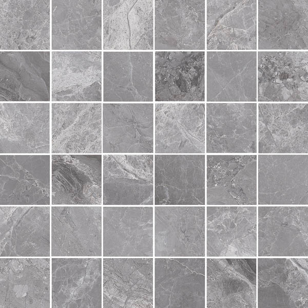 Фото Мозаика SUPREME Mosaico Grey Lev. 4.7x4.7 (75536) 30x30 от Cerdomus