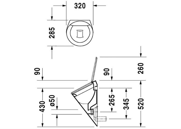 Фото Писсуар Duravit Starck 1 0835320000