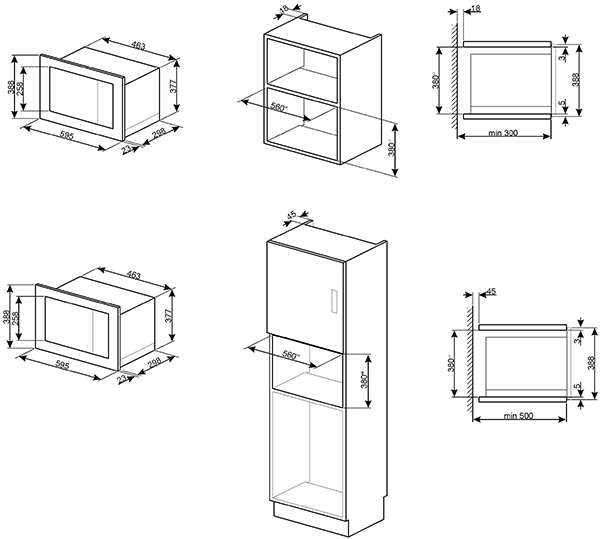 Фото Микроволновая печь Smeg FMI017X