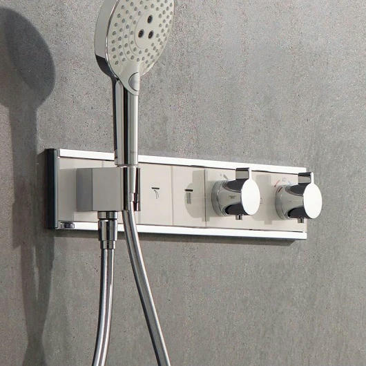 Фото Смеситель для душа с термостатом hansgrohe RainSelect 15356000 хром