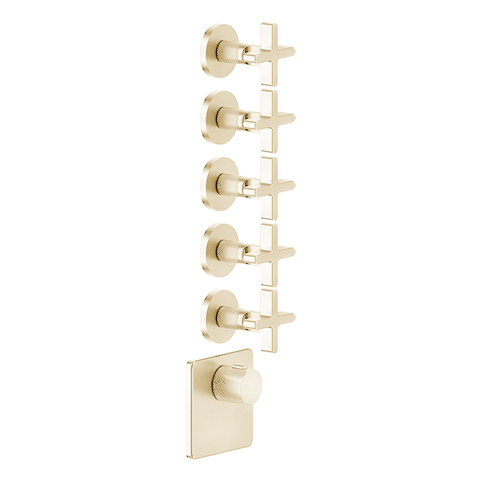 Фото Смеситель для душа Gessi Inciso 58350#246 золото