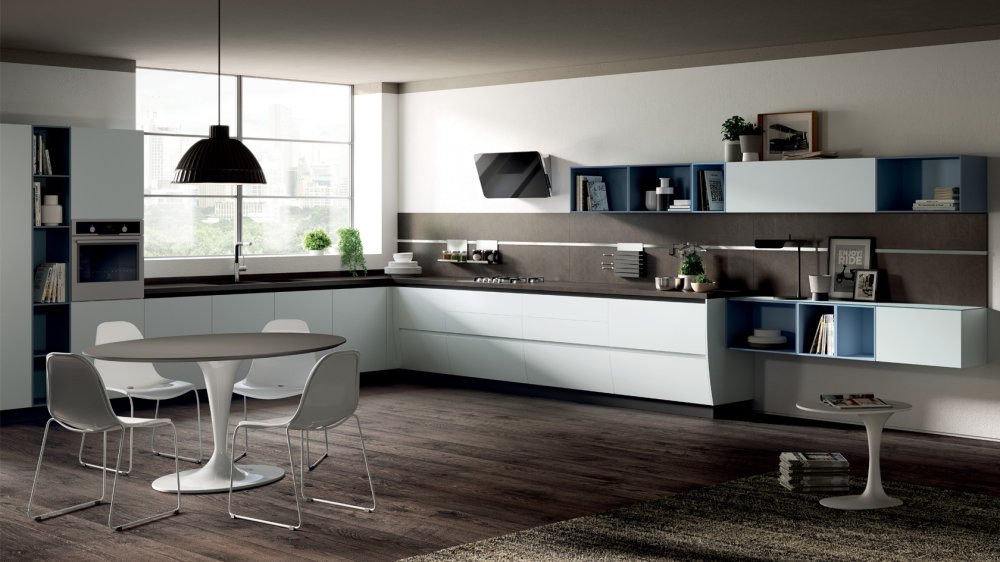 Фото Кухня Scavolini Flux Swing угловая 365 на 368 см
