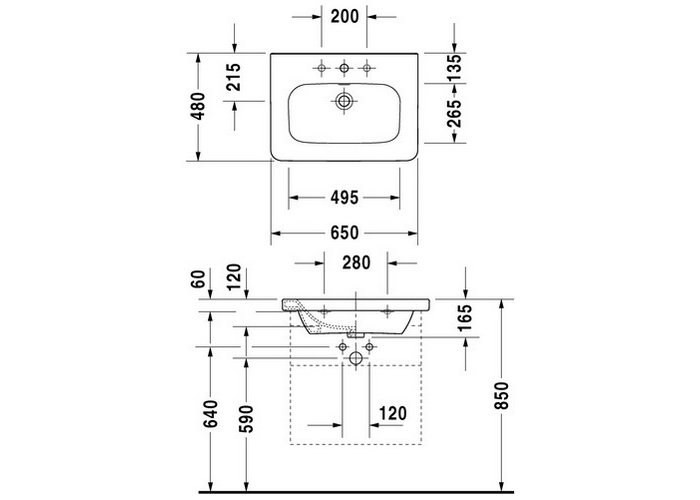 Фото Раковина Duravit DuraStyle 23206500001-WG