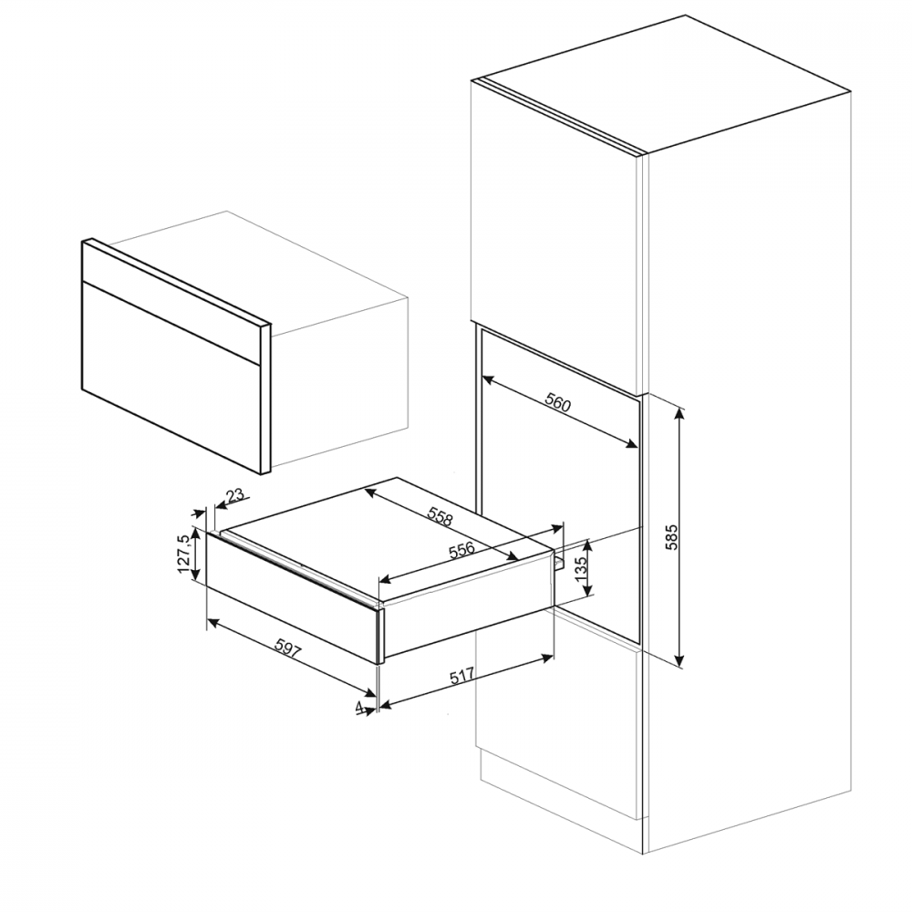 Фото Подогреватель Smeg CPR915N