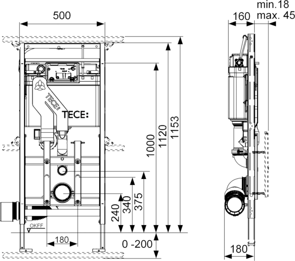 Фото Инсталляция Tece Lux 9600400
