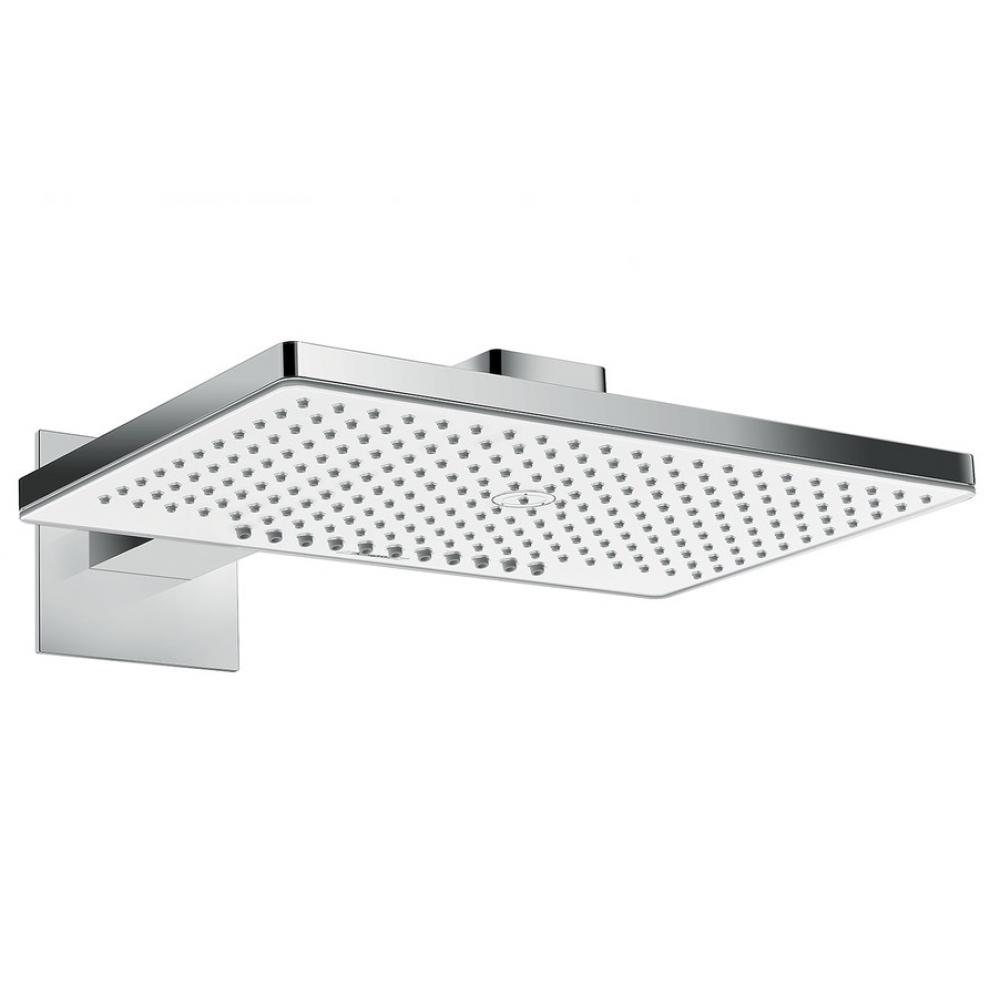 Фото Верхний душ встраиваемый hansgrohe Rainmaker Select 460 2jet EcoSmart 24015400 белый/хром