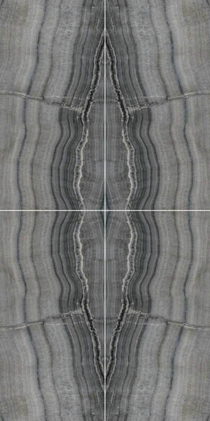 Фото Панно SKOR.B.MATCH BLACK.RL S/4 (из 4 шт. 60x120 (79412)) 120x240 от Cerdomus