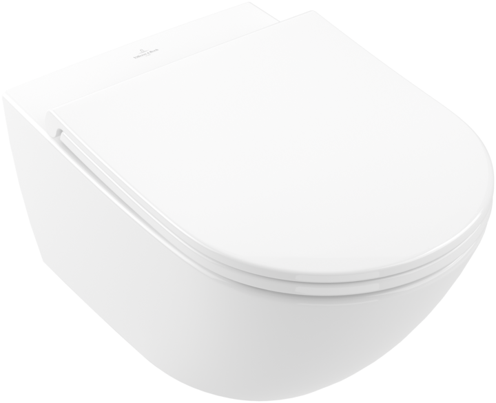 Фото Подвесной унитаз Villeroy&Boch Universo TwistFlush 4670T901 с крышкой-сиденьем