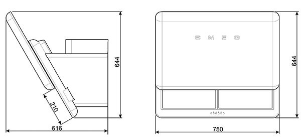 Фото Вытяжка Smeg KFAB75UJ