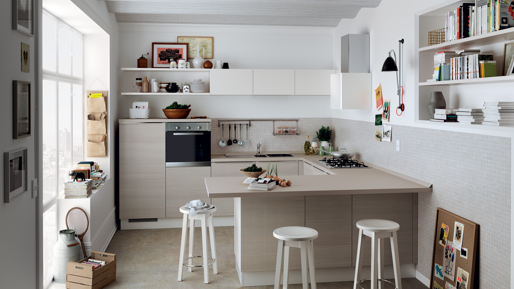 Фото Кухня Scavolini Urban прямая 360 см