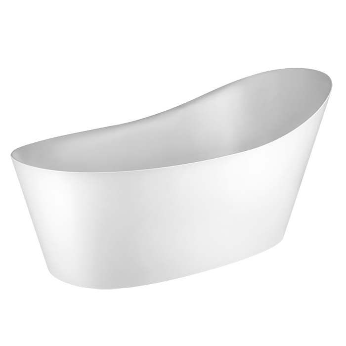 Фото Ванна отдельностоящая Gessi Cono 180x82 45925#521 матовый белый