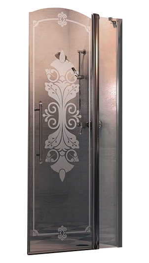 Фото Дверь в нишу Huppe Design Victorian DV0402.092.319 SX с неподвижным элементом