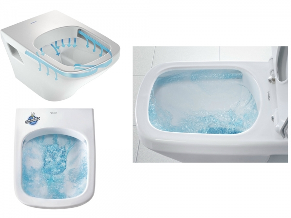 Фото Унитаз подвесной Duravit ME by Starck Rimless 45290900A1 (2529090000+0020090000) с сиденьем микролифт
