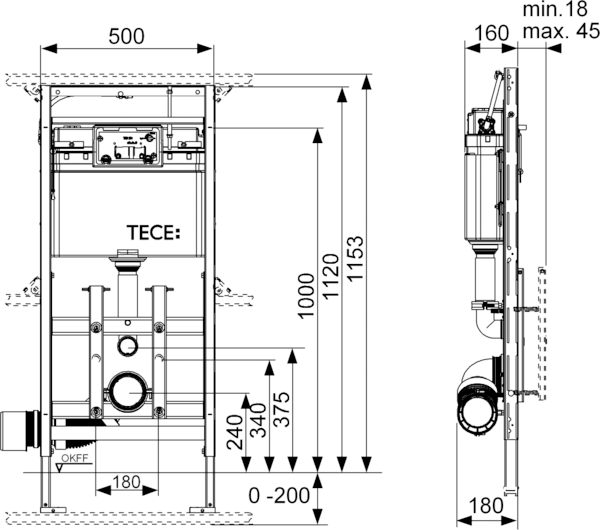 Фото Инсталляция Tece Lux 9600200