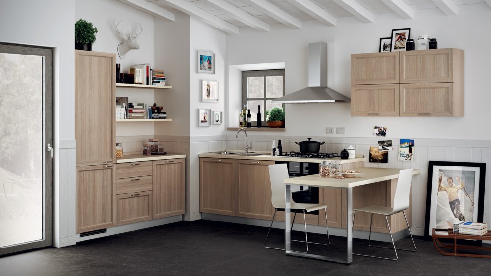 Фото Кухня Scavolini Highland угловая 330 на 180 см