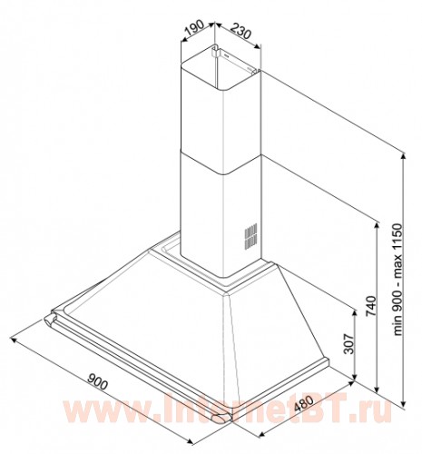 Фото Вытяжка Smeg KTR90XE
