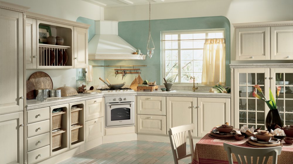 Фото Кухня Scavolini Baltimora угловая 365 на 150 см