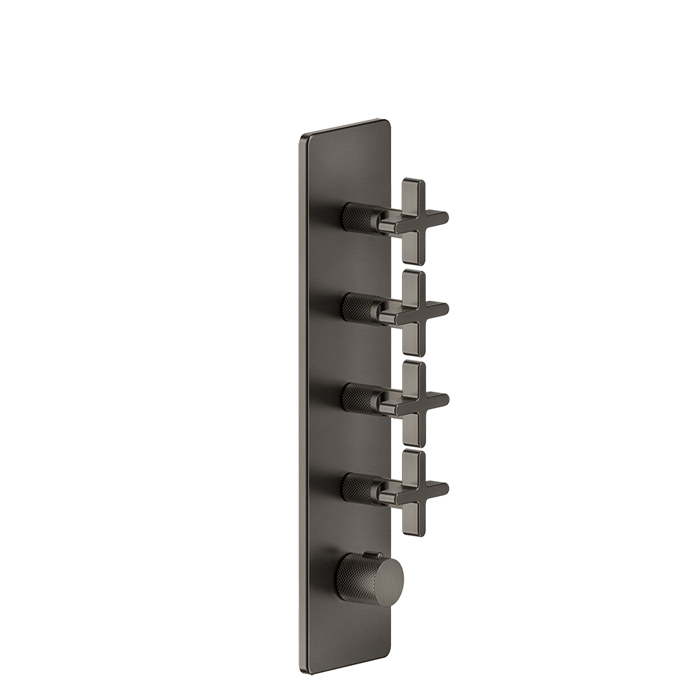 Фото Смеситель для душа Gessi Inciso 58228#299 черный матовый