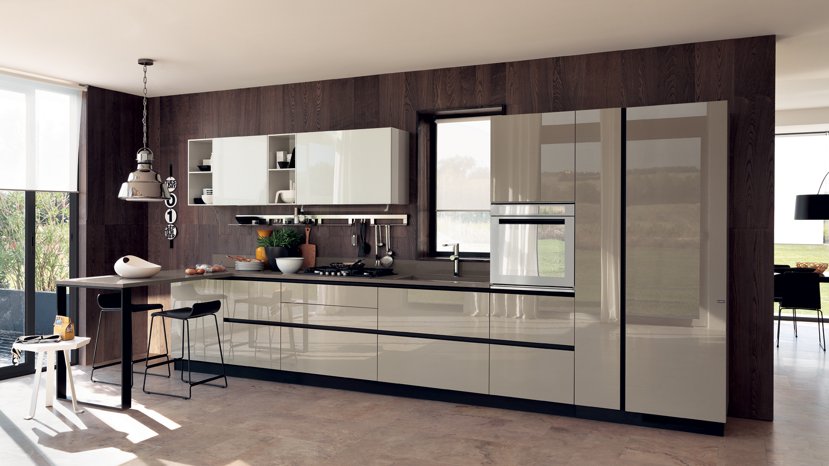 Фото Кухня Scavolini Liberamente угловая 398 на 215 см