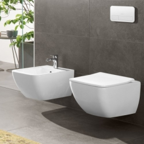 Фото Унитаз подвесной Villeroy&Boch Venticello 4611RSR1 с сиденьем микролифт