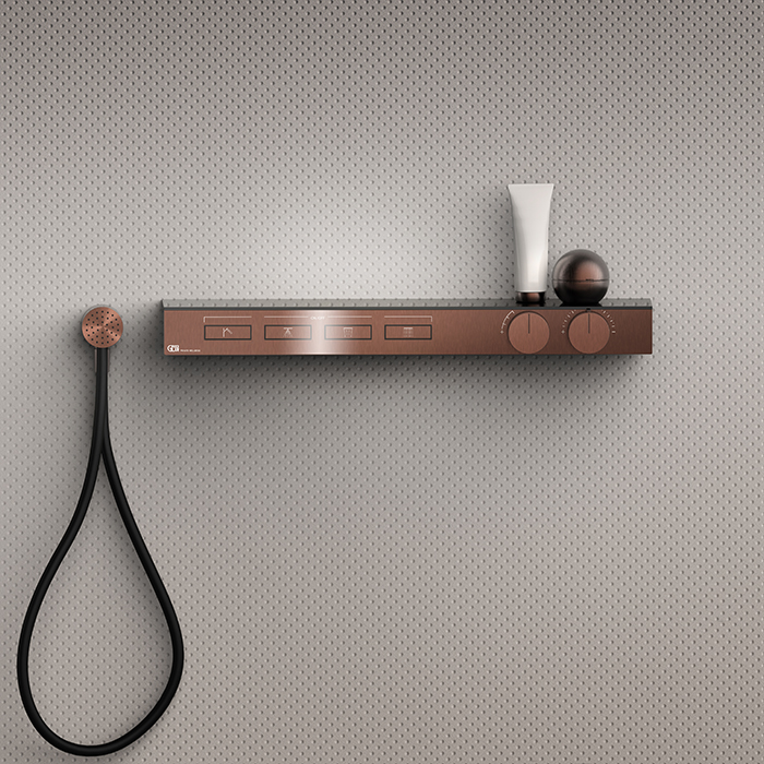 Фото Смеситель для душа Gessi Hi-Fi 63026#708 медь