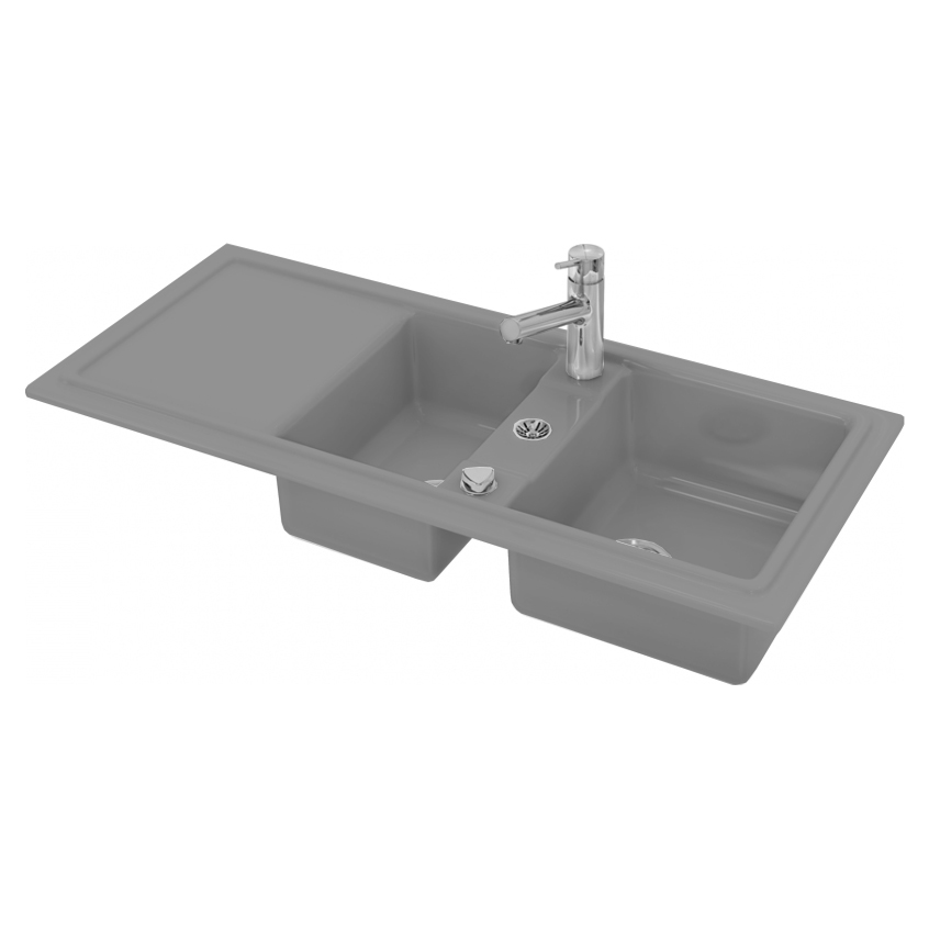 Фото Кухонная мойка Duravit Cassia 80 7513111600 серый