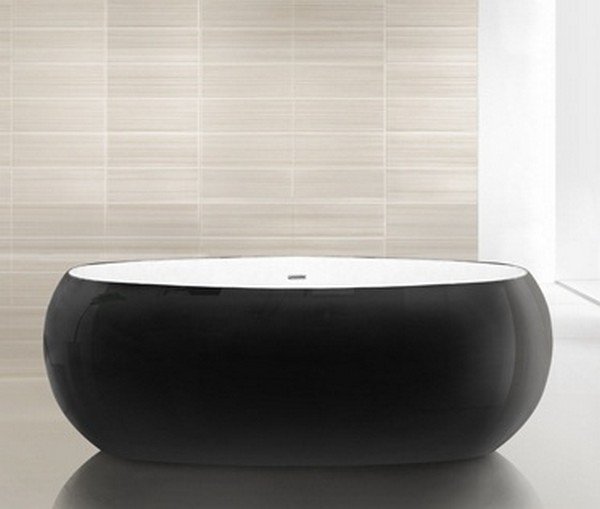 Фото Акриловая ванна BelBagno 180x90 BB18-NERO/BIA