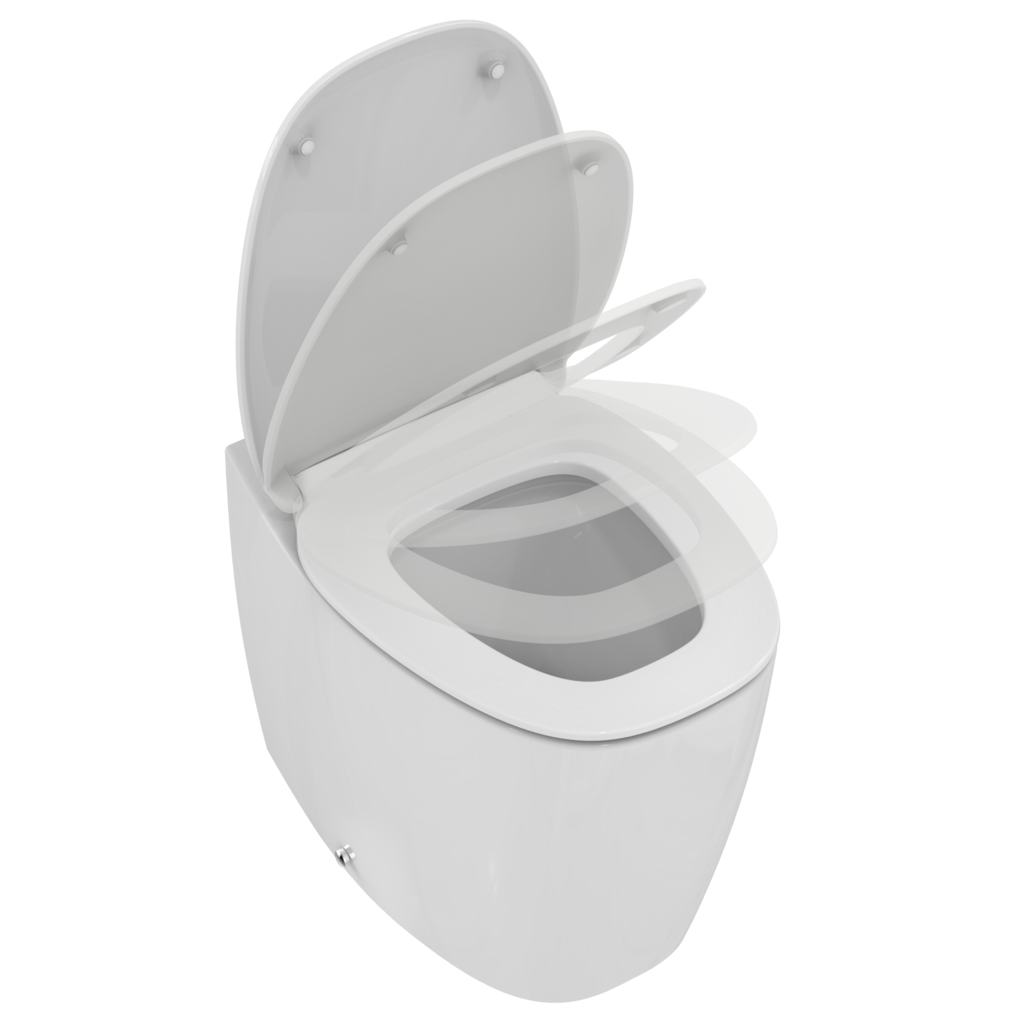 Фото Унитаз-соло Ideal Standard Dea T349101 безободковый с сиденьем микролифт