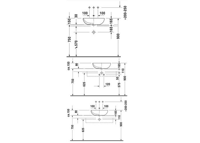 Фото Раковина Duravit Foster 0335500000