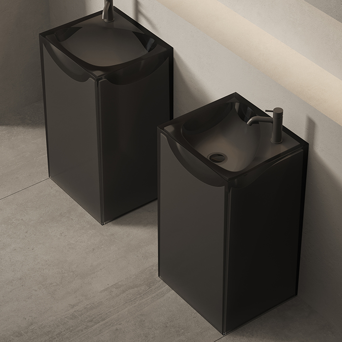 Фото Раковина Dea Design Pedestal Basin 49 DD2024 495 R4 smoky black