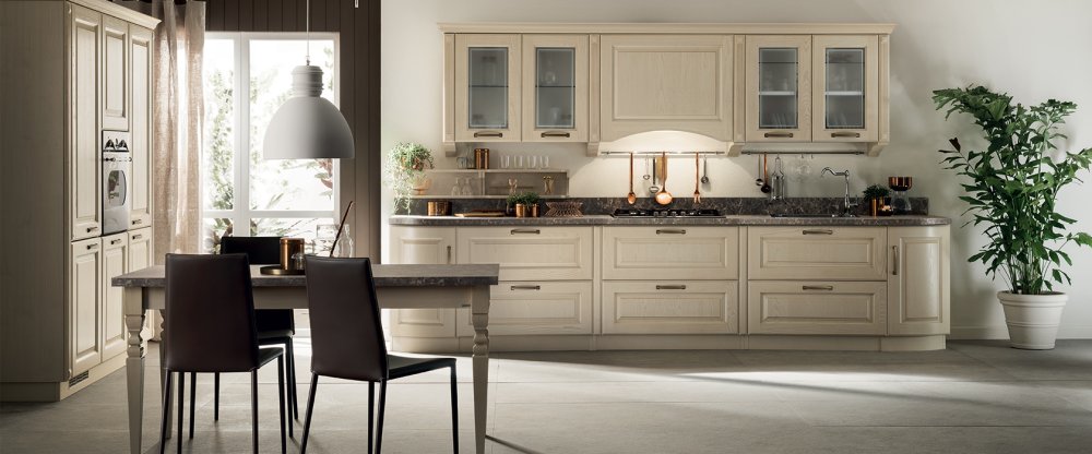 Фото Кухня Scavolini Madelein прямая 330 см