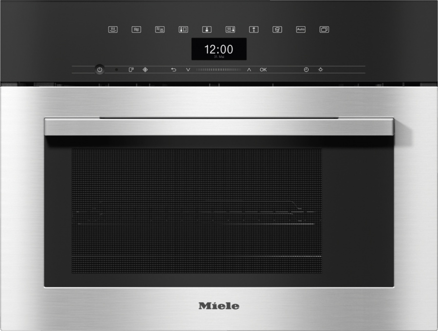 Фото Пароварка с СВЧ Miele DGM7340CLST