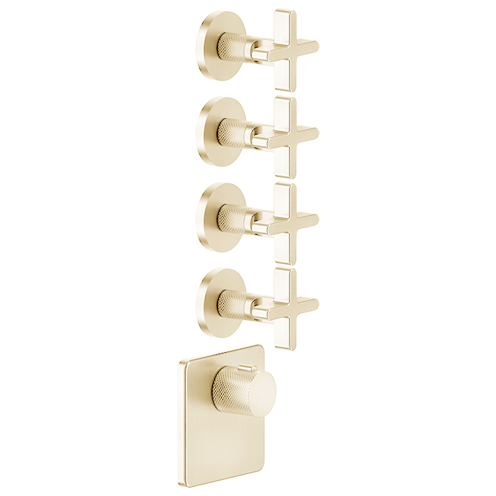 Фото Смеситель для душа Gessi Inciso 58348#246 золото
