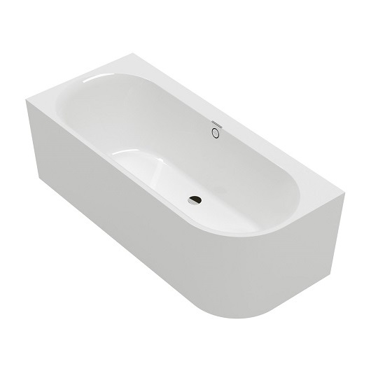 Фото Квариловая ванна Villeroy&Boch Oberon 2.1 180x80 UBQ180OBN9CL00VD01 левая альпийский белый