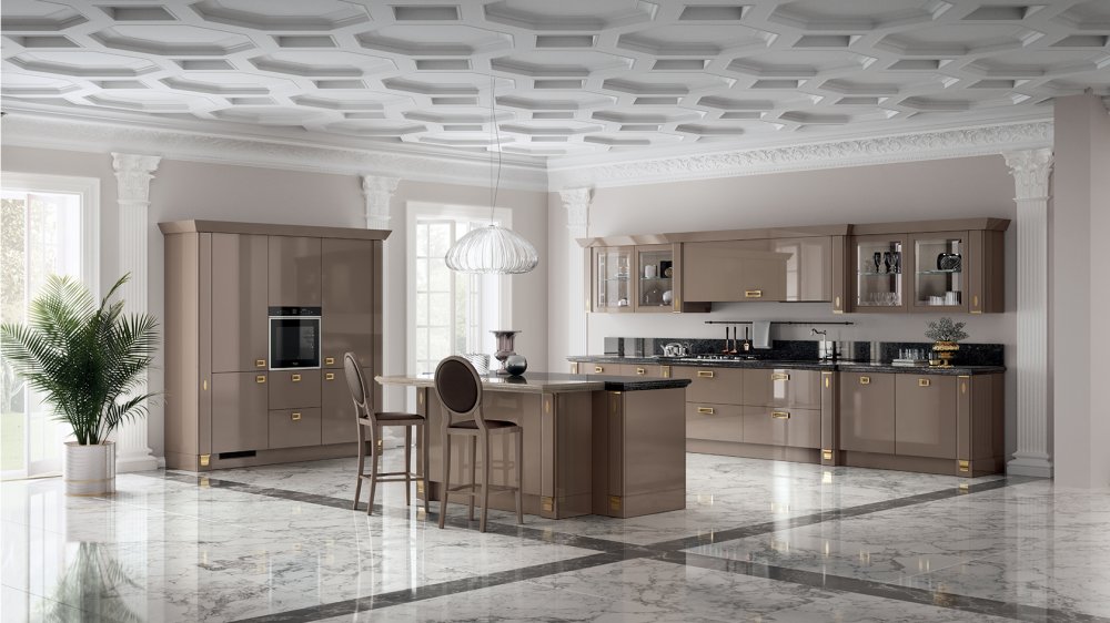Фото Кухня Scavolini Exclusiva угловая 365 на 270 см