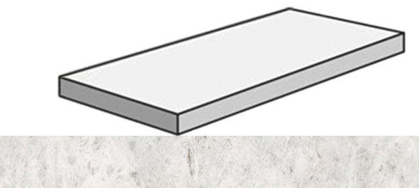 Фото Угловая ступень SENSI GEMS ANG.TOP SX ICEBERG RET левая (PF60006738) 32x120x4.5x2 от ABK Ceramiche
