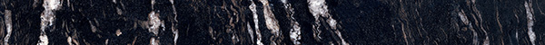 Фото Бордюр SENSI GEMS TITANIUM BLACK (PF60005657) 5.5x120 от ABK Ceramiche