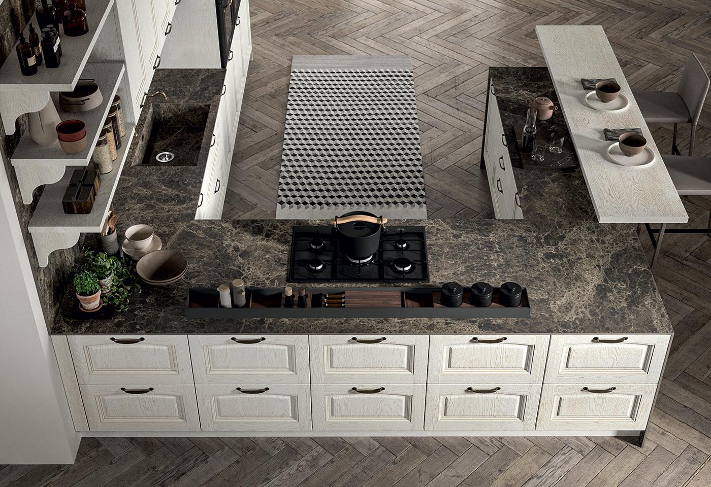 Фото Кухня Arredo3 Emma прямая
