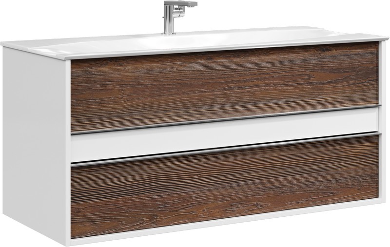 Фото Тумба под раковину Clarberg Evolution EV0112CD, Крафт тёмный