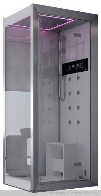Фото Душевая кабина Jacuzzi FRAME 120 TТ 9448-254A белый/хром